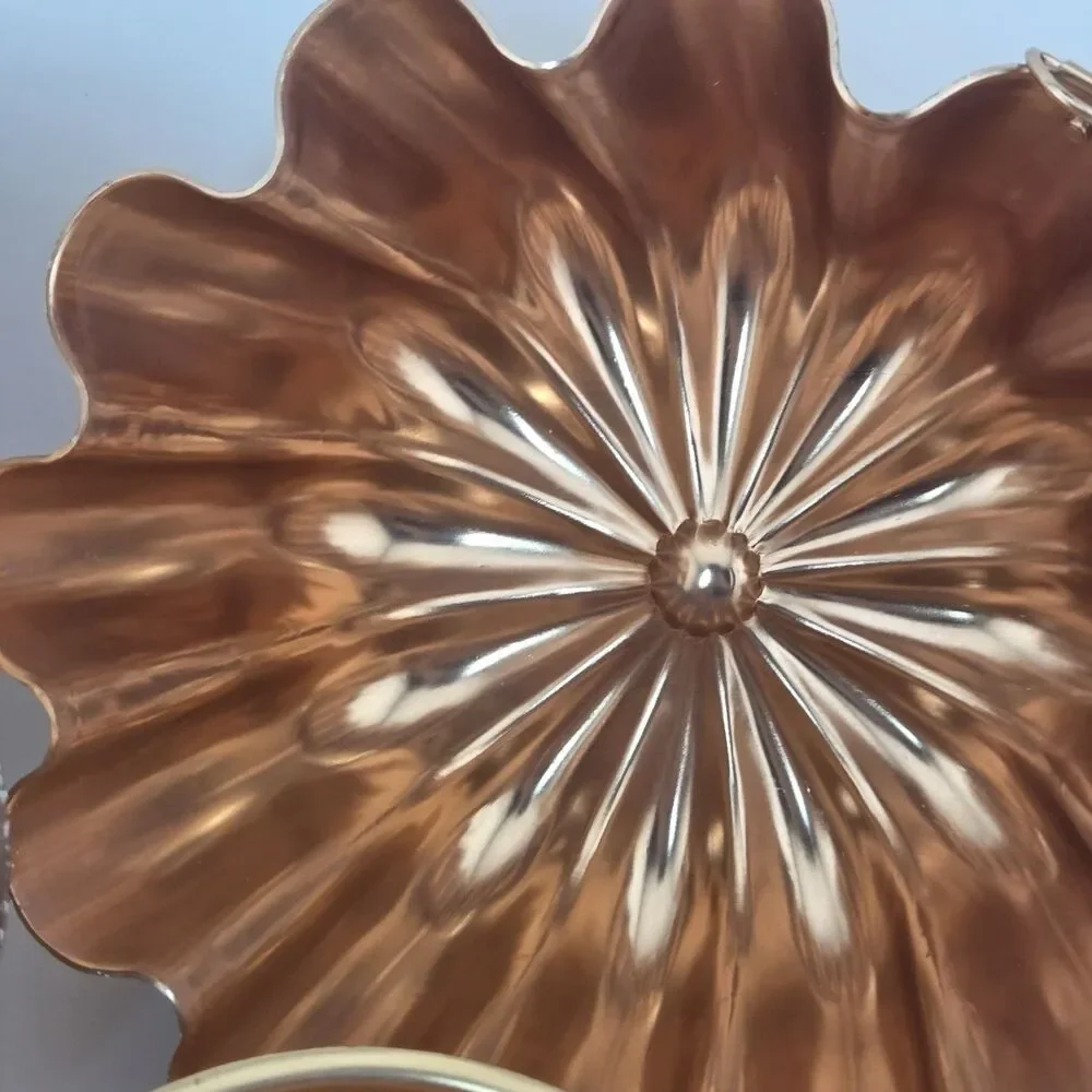 Vintage Copper Aluminum Jello Cake Molds Wall Hanging Lot of 4